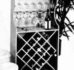 16 bottle wine rack plans with storage for glasses