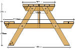 Barbecue picnic table plans