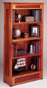 upscale four shelf bookcase plans