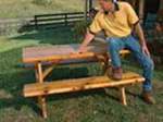 Cedar picnic table plans