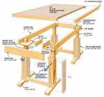 collapsible workbench plans
