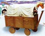 covered wagon toy box plans