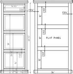 One drawing and no instructions with these file cabinet plans .