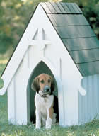 gothic dog house plans