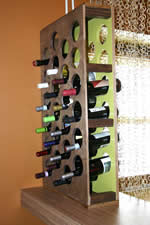 handcrafted wine rack plans