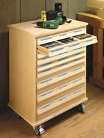 tool cabinet plans - hardware storage