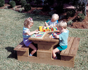 kid's picnic table