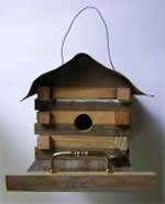 log cabin birdhouse plans