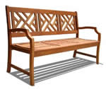 manufactured garden bench