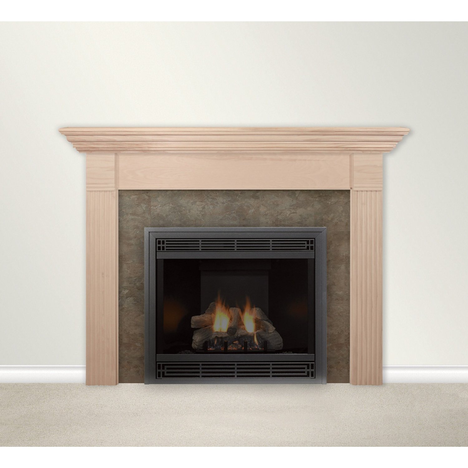manufactured fireplace mantel