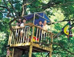 Open style tree house plans