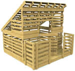 pallet style playhouse plans