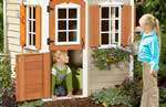 outdoor playhouse plans from Lowes