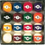 manufactured pool balls