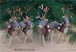 Christmas reindeer ornament