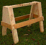 strong sawhorse plans