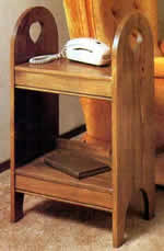 two shelf side table plans