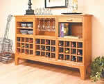 wine rack plans - server and buffet