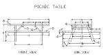 Wood picnic table plans