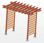wooden arbor plans