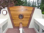 handmade 3 board boat door