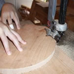 woodworking jigs - Band saw circle cutting jig
