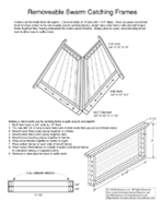 beehive plans - removable swarm catching frame