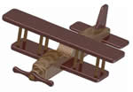 toy airplane plans - biplane