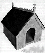 ornate dog house plans