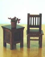 doll house furniture plans - chair and table