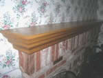 fireplace mantel with shelf plans