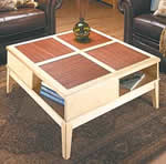 glass top coffee table plans
