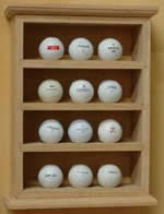 golf ball display rack
