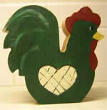 woodcraft patterns - heart chicken pattern
