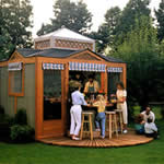 outdoor kitchen design - pavilion