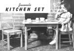 children's kitchen table and chairs - toy plans