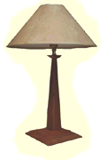 mission style lamp plans