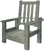 outdoor chair plan - Morris chair