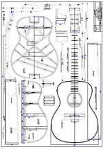 OM size acoustic guitar plans