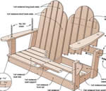 redwood porch swing plans