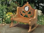 rocking chair clock