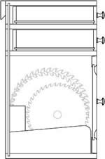 tool cabinet plans - saw blade storage
