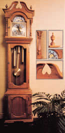 traditional grandfather clock plans