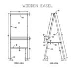 wooden easel plans
