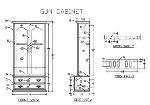 Wooden gun cabinet plans