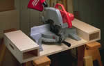tool storage plans - workstation for miter saw