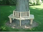 manufactured wraparound tree bench